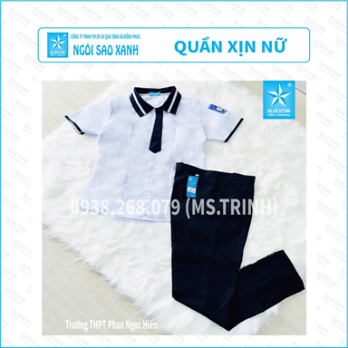 QUẦN XỊN NỮ MÀU ĐEN - THPT PHAN NGỌC HIỂN